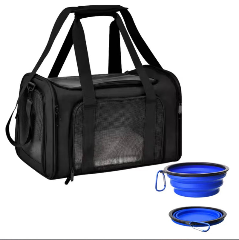 Cartzo Pet Ventilated Collapsible Mesh Carrier