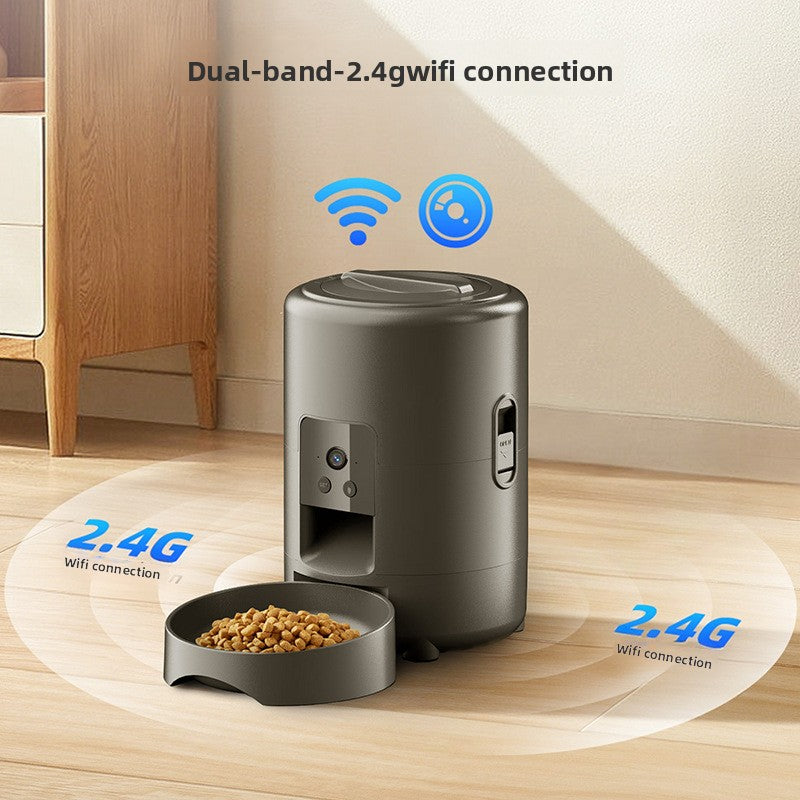 Smart Pet Feeder with Timer and WiFi Control