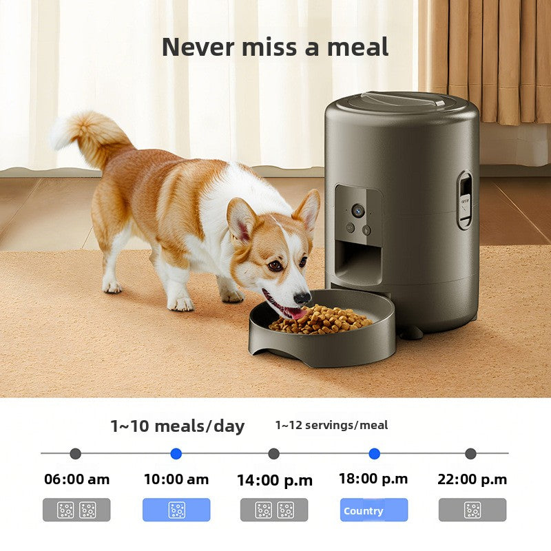 Smart Pet Feeder with Timer and WiFi Control