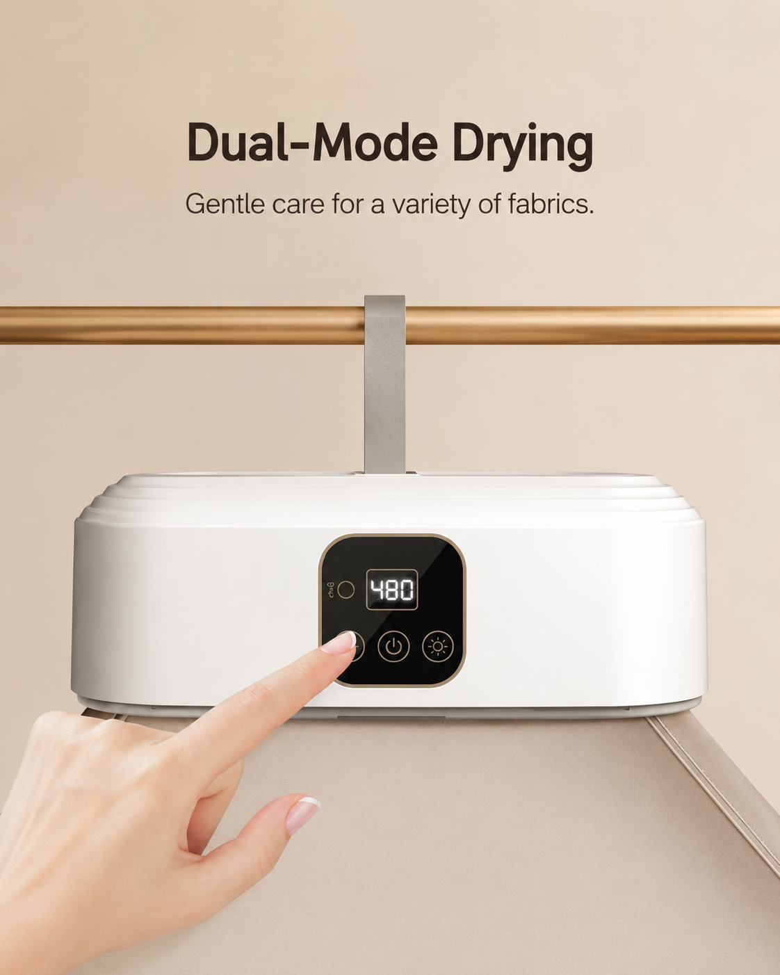 Portable Foldable Clothes Dryer with Remote Control