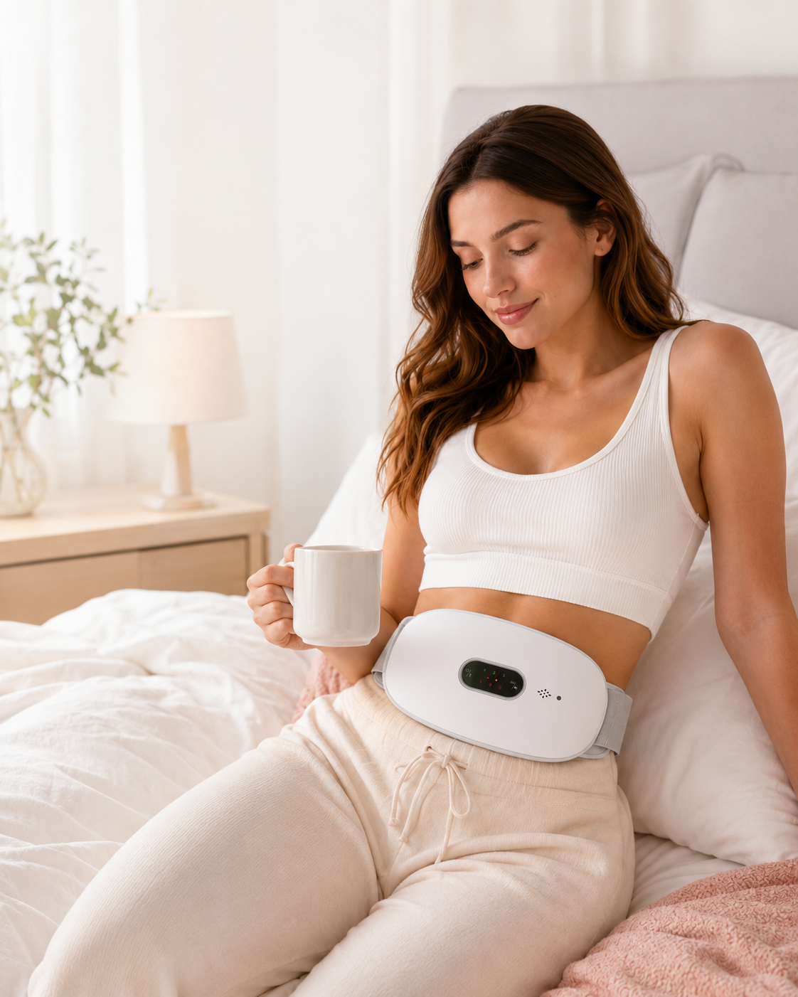Cartzo Menstrual Heating Pad - White
