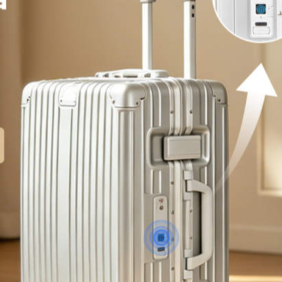 Smart Fingerprint Lock Carry-On Suitcase