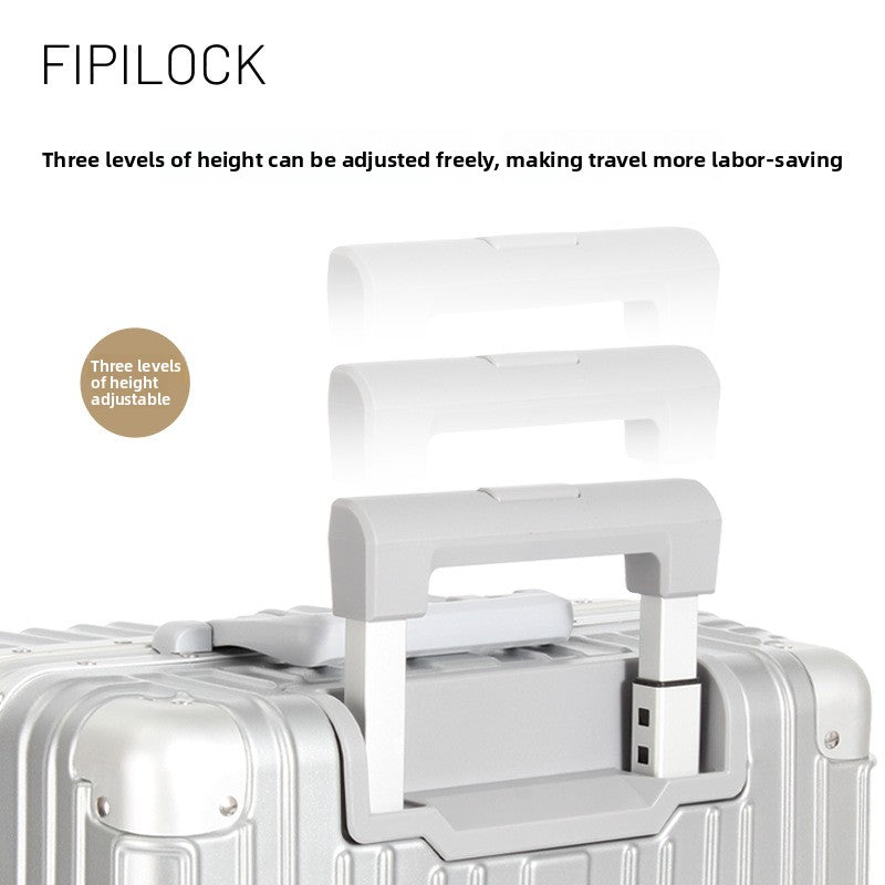 Smart Fingerprint Lock Carry-On Suitcase
